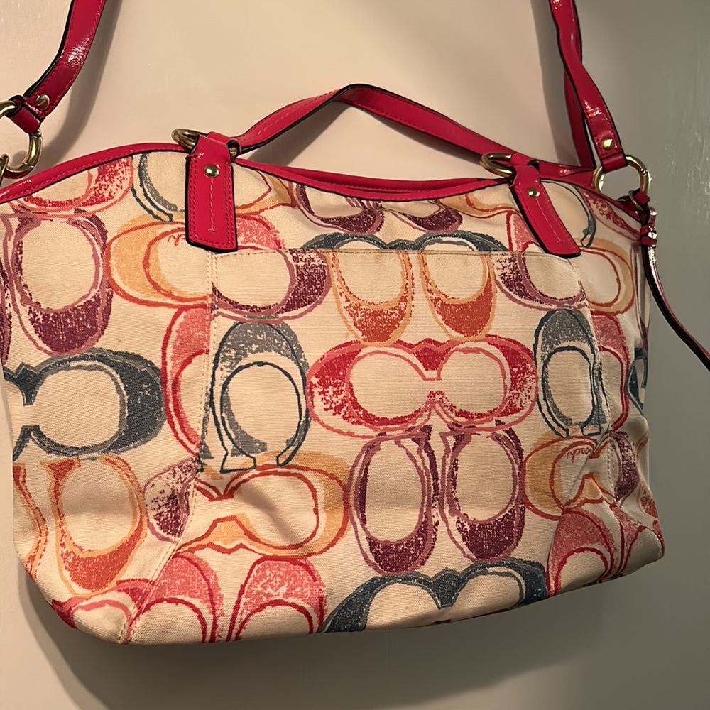 Colorful Coach handbag - Picture 2 of 6